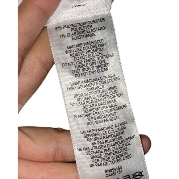 Tommy Hilfiger White Breathable Athletic Hoodie Top Size M - Picture 10 of 14